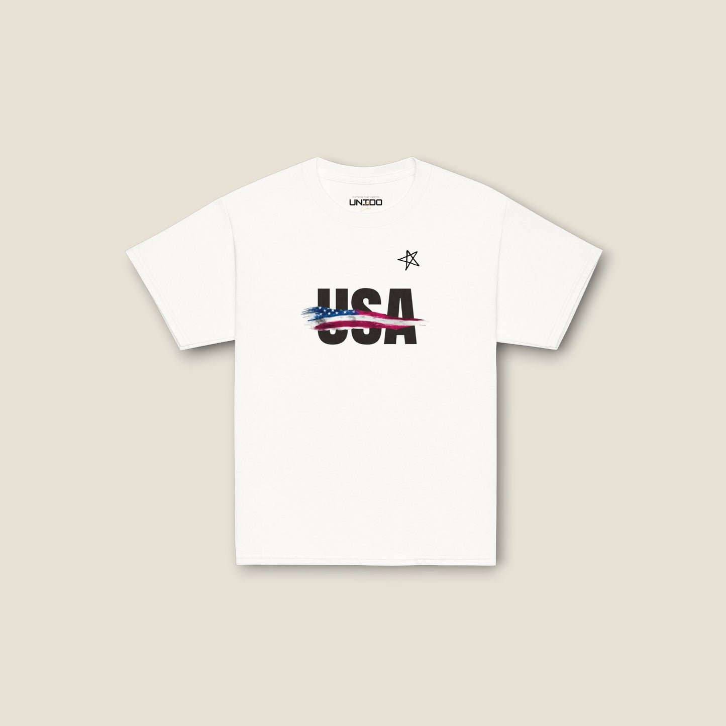 USA - Flag (Youth - White)