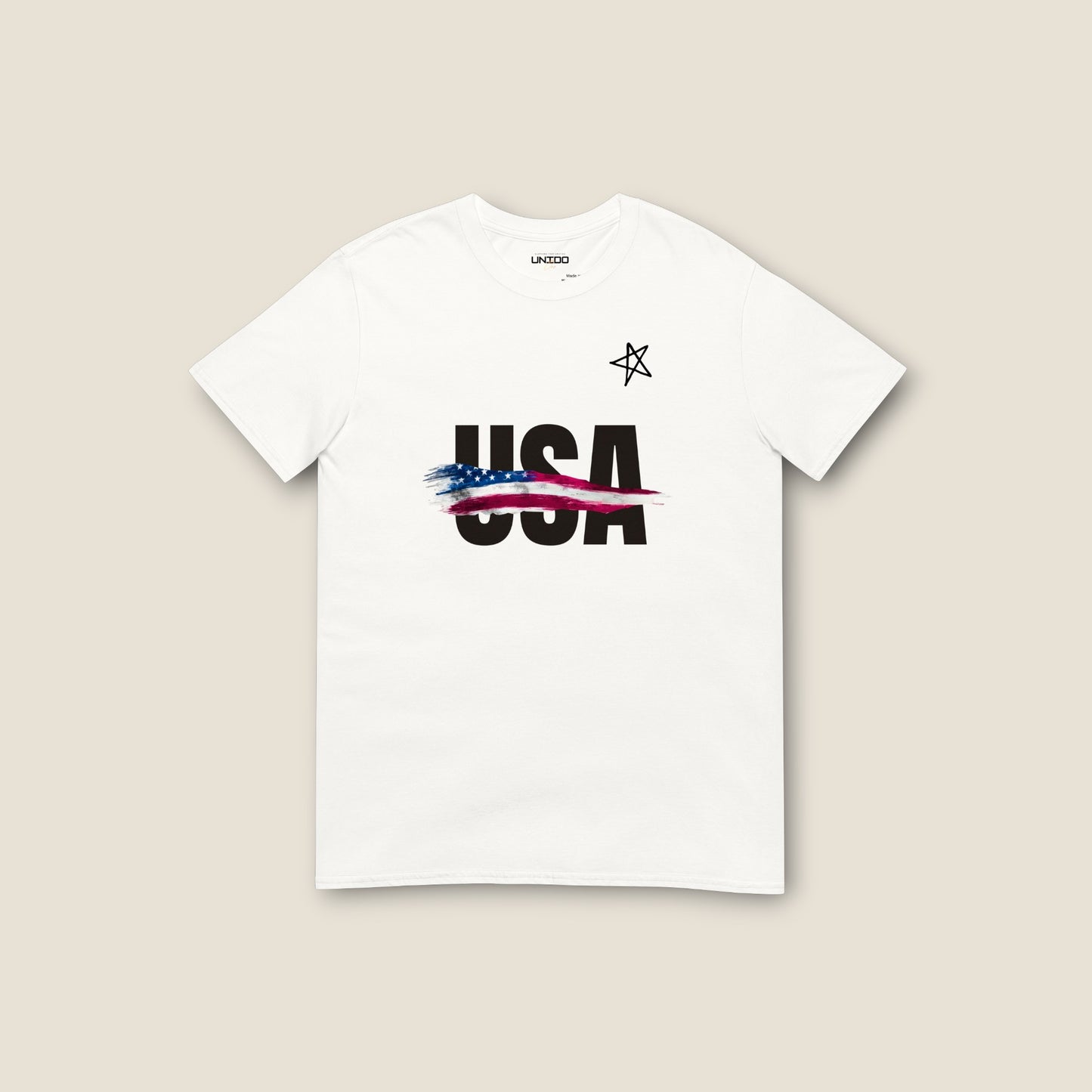 USA - Flag (White)